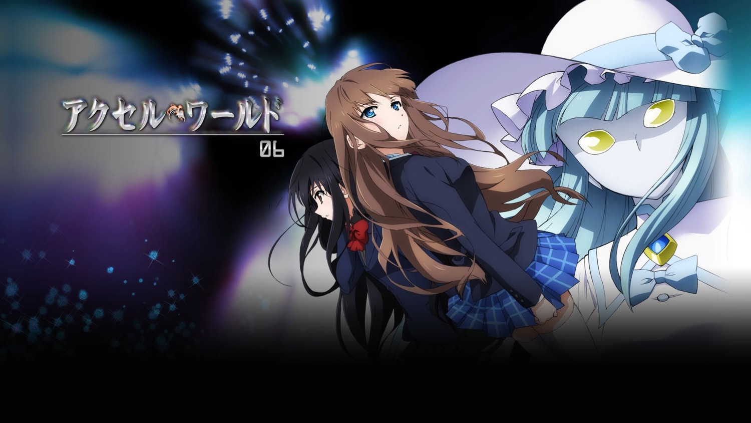 accel_world, kurasaki_fuuko, kuroba_sayuki, mecha_musume, seifuku, sky_raker, thighhighs, wallpaper
