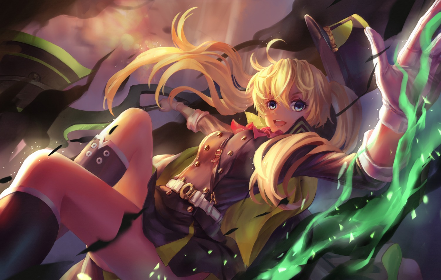 owari_no_seraph, sanguu_mitsuba, seifuku, ttk_(kirinottk)