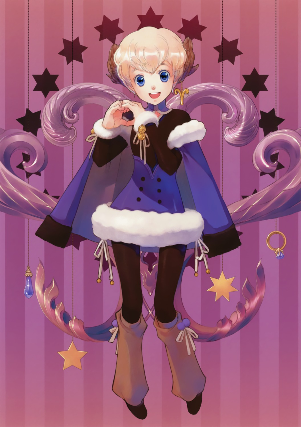 dress, horns, pantyhose, shiina_yuu, toranoana