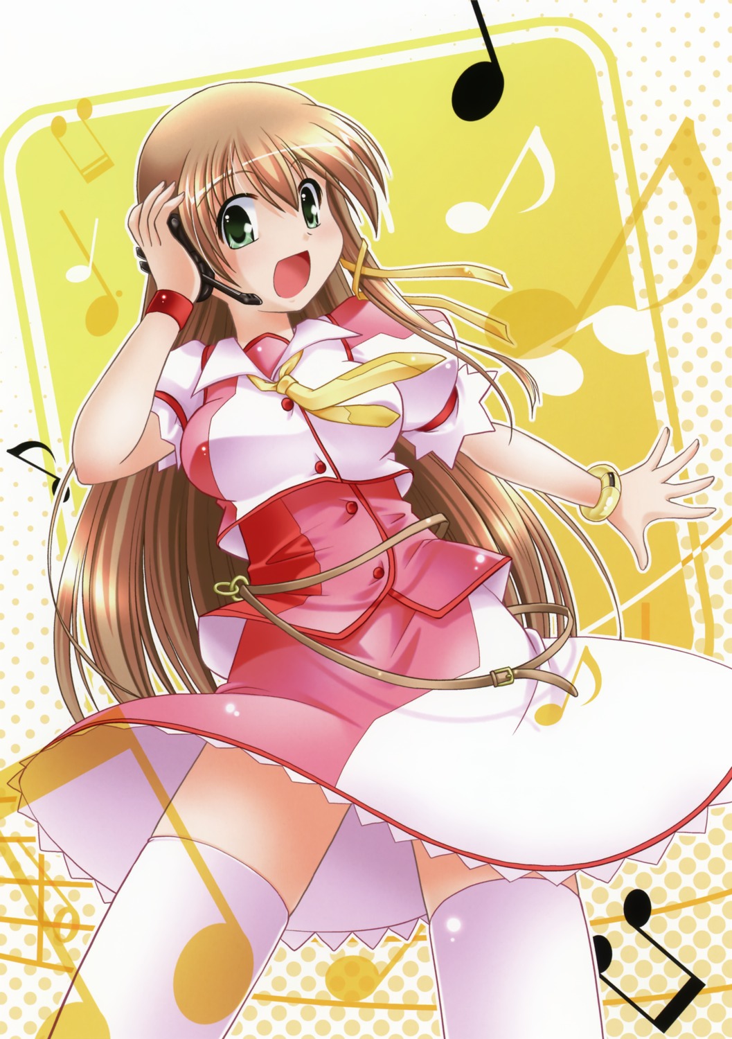 headphones, seifuku, sumeragi_kou, thighhighs, toranoana