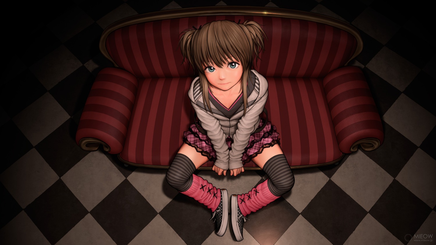 mieow, rustle, thighhighs