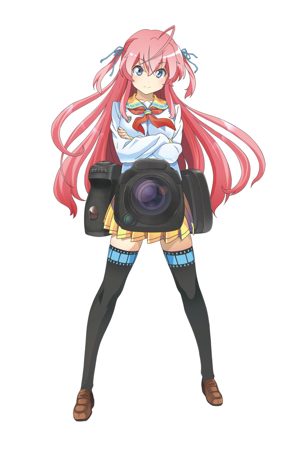 anthropomorphization, ichika(kaden_shoujo), kaden_shoujo, seifuku, tagme, thighhighs