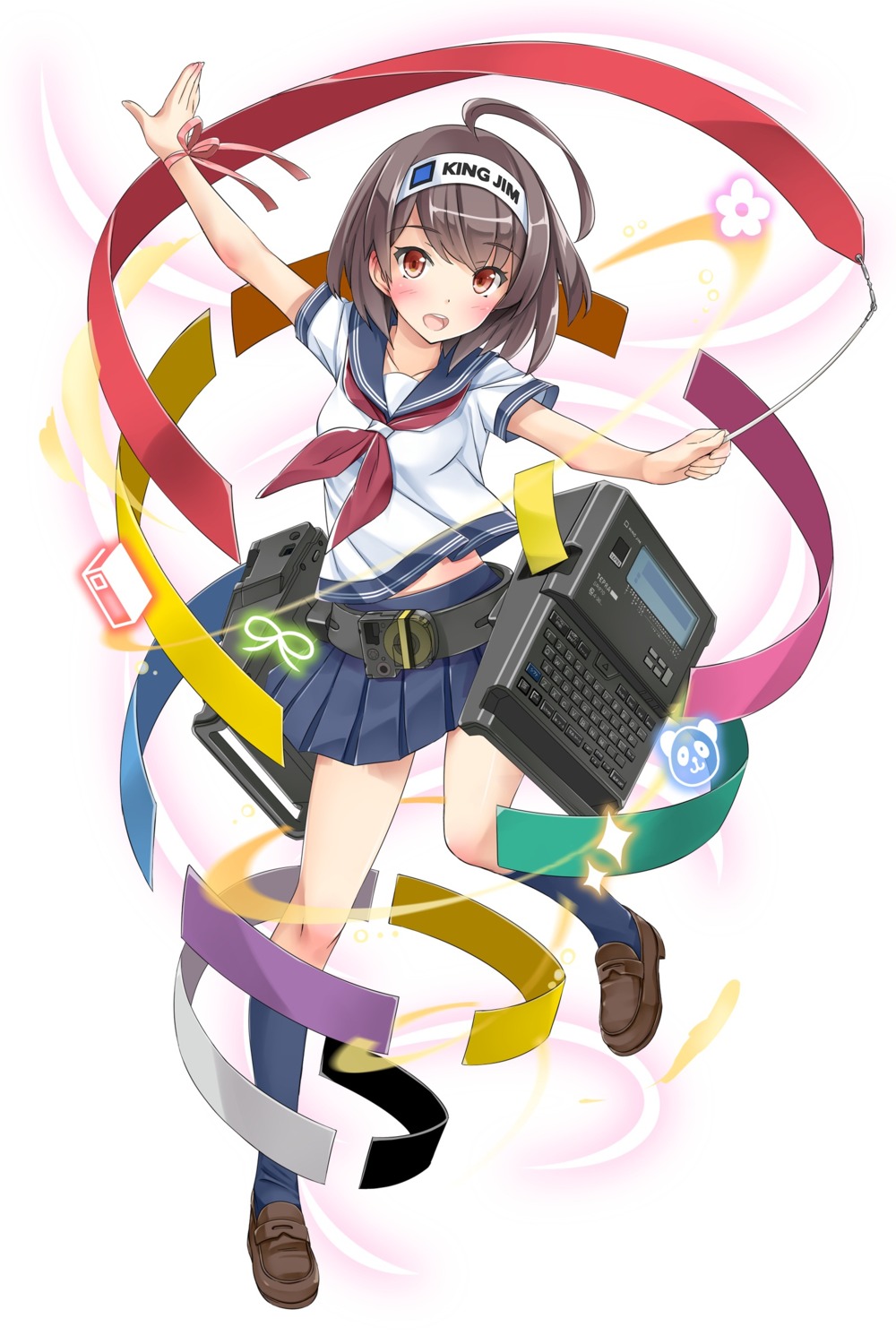 anthropomorphization, harumi_(kaden_shoujo), kaden_shoujo, seifuku, tagme