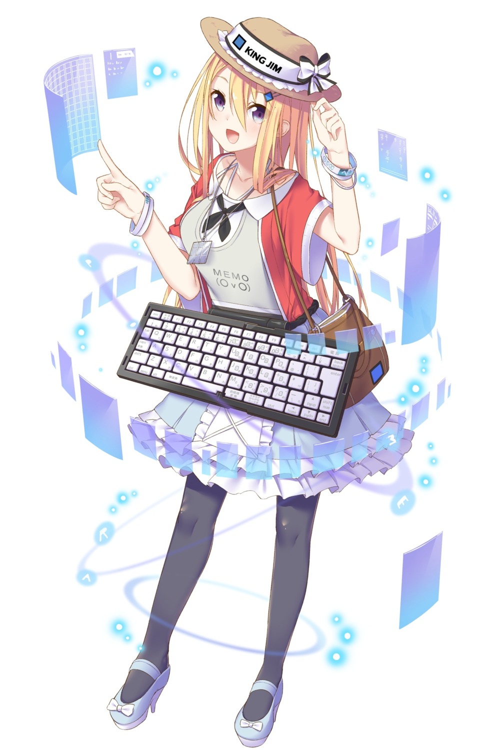 anthropomorphization, dress, heels, kaden_shoujo, merumo_(kaden_shoujo), pantyhose, tagme
