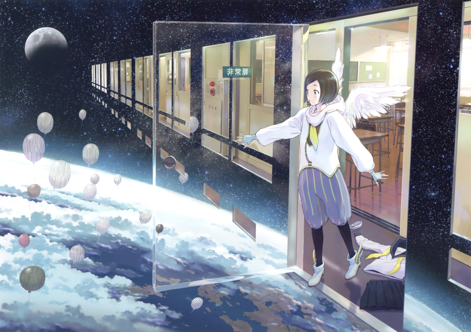 landscape, wings, yoshizuki_kumichi