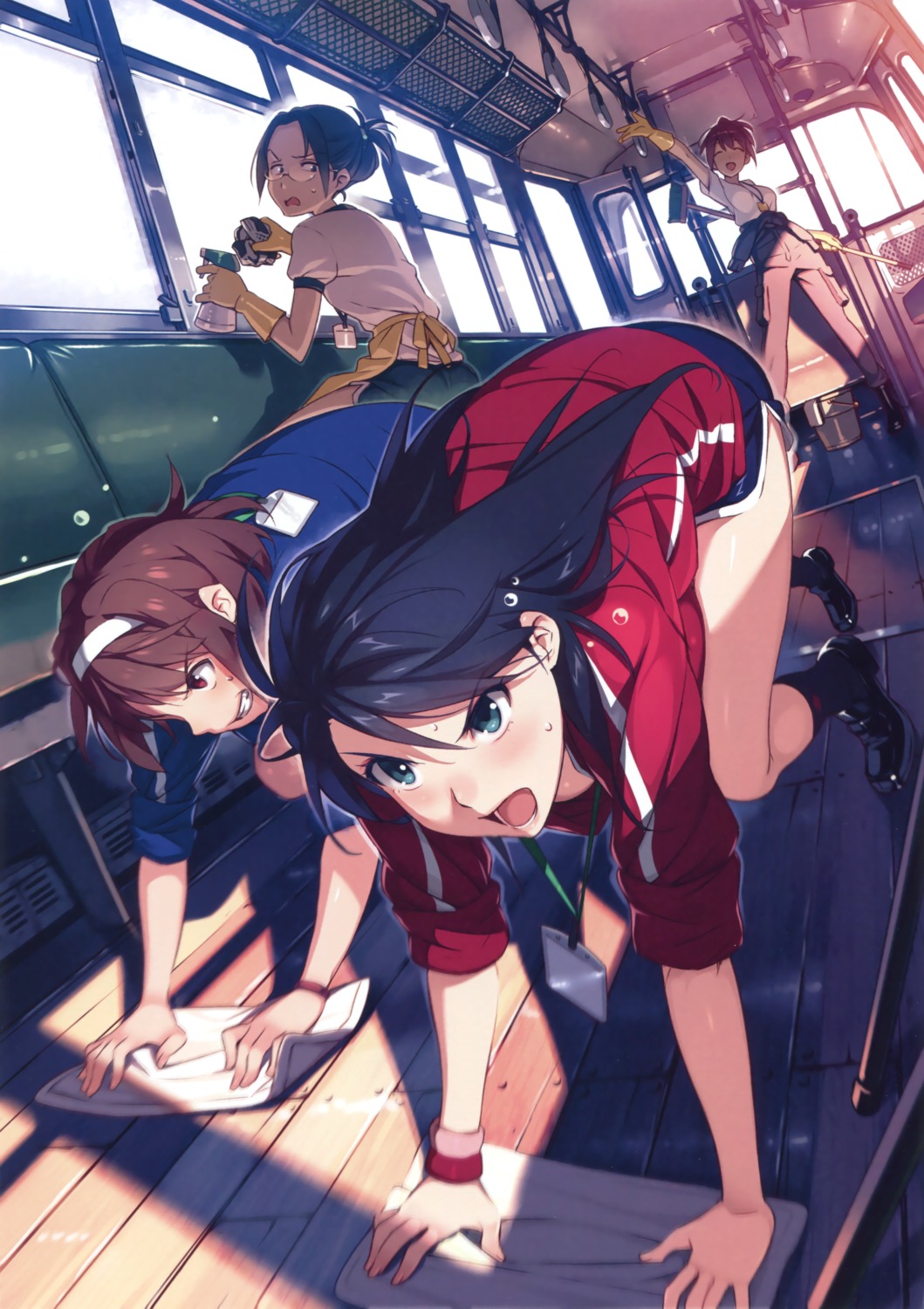 gono_hitomi, gym_uniform, megane, rail_wars!, sakurai_aoi_(rail_wars!), vania600