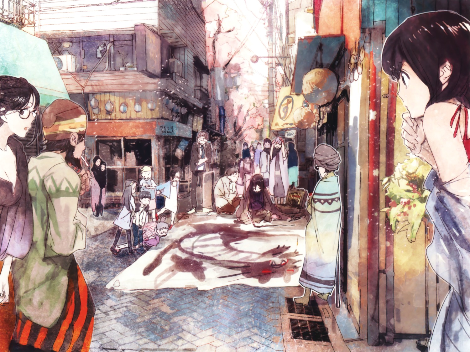 cleavage, landscape, megane, smoking, toi8