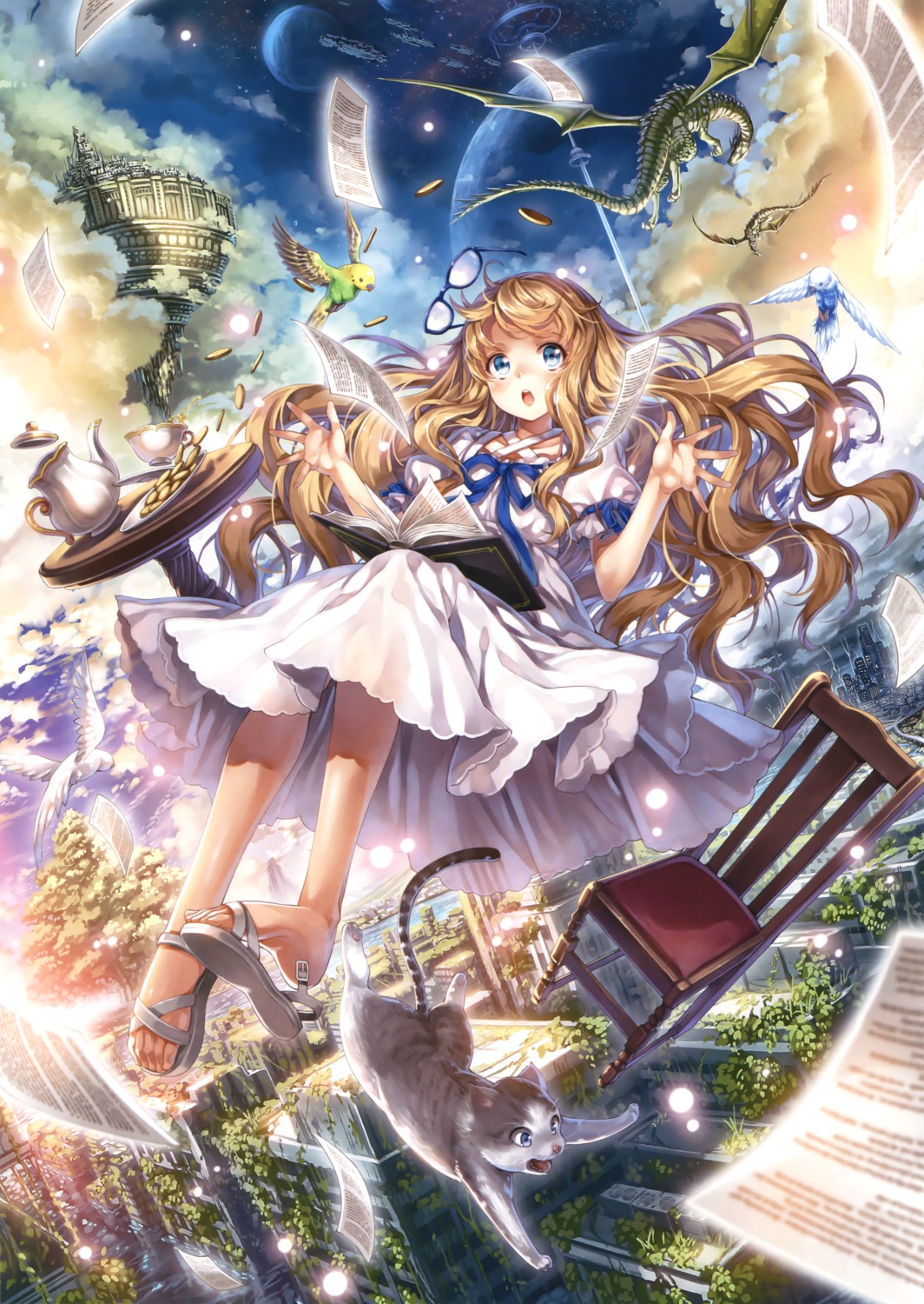 dress, hagure_keg, neko