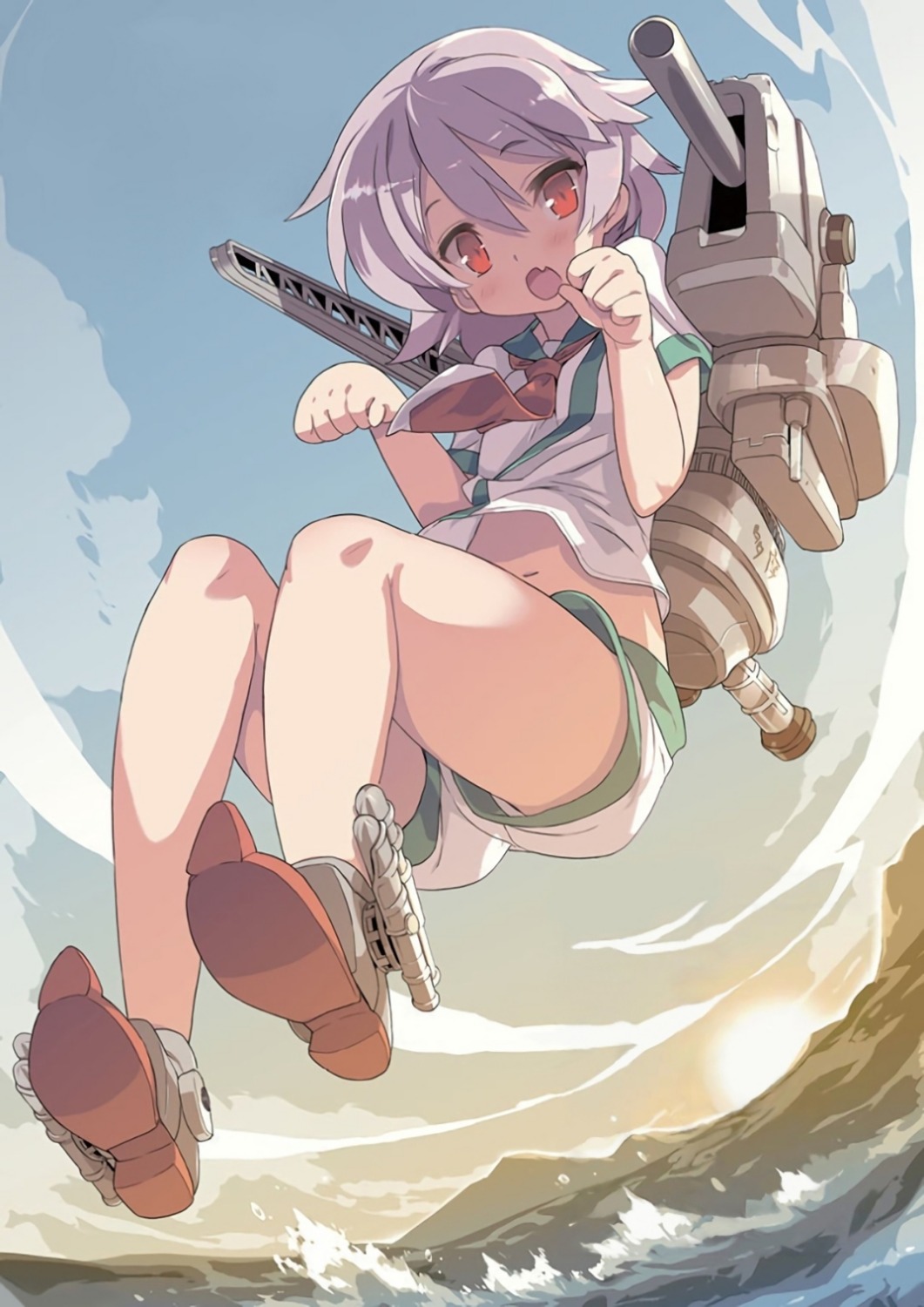 blade, kantai_collection, seifuku, tama_(kancolle)