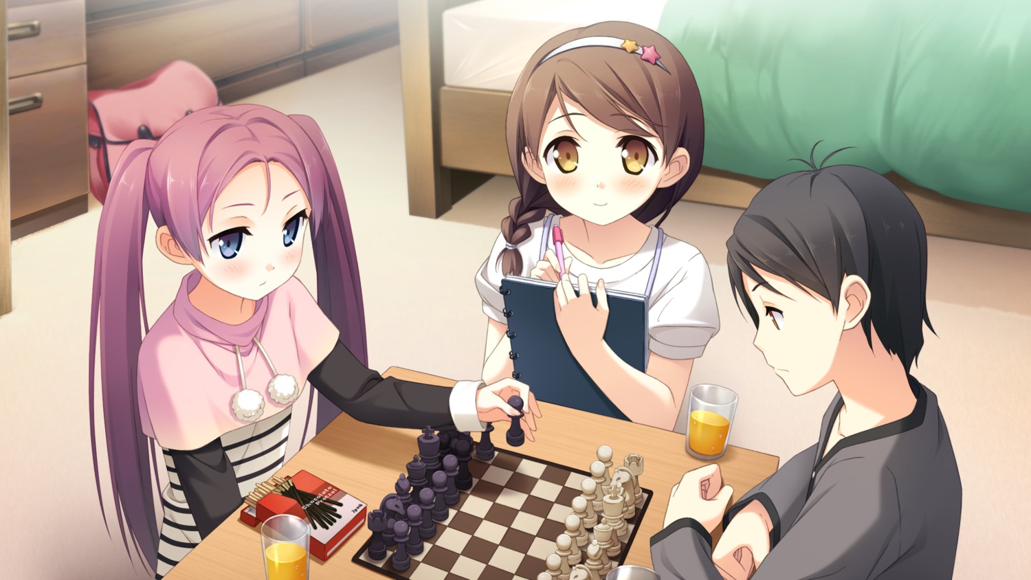 cube, fujimura_natsuki, game_cg, hirosaki_kanade, kantoku, nagamine_tomoki, your_diary