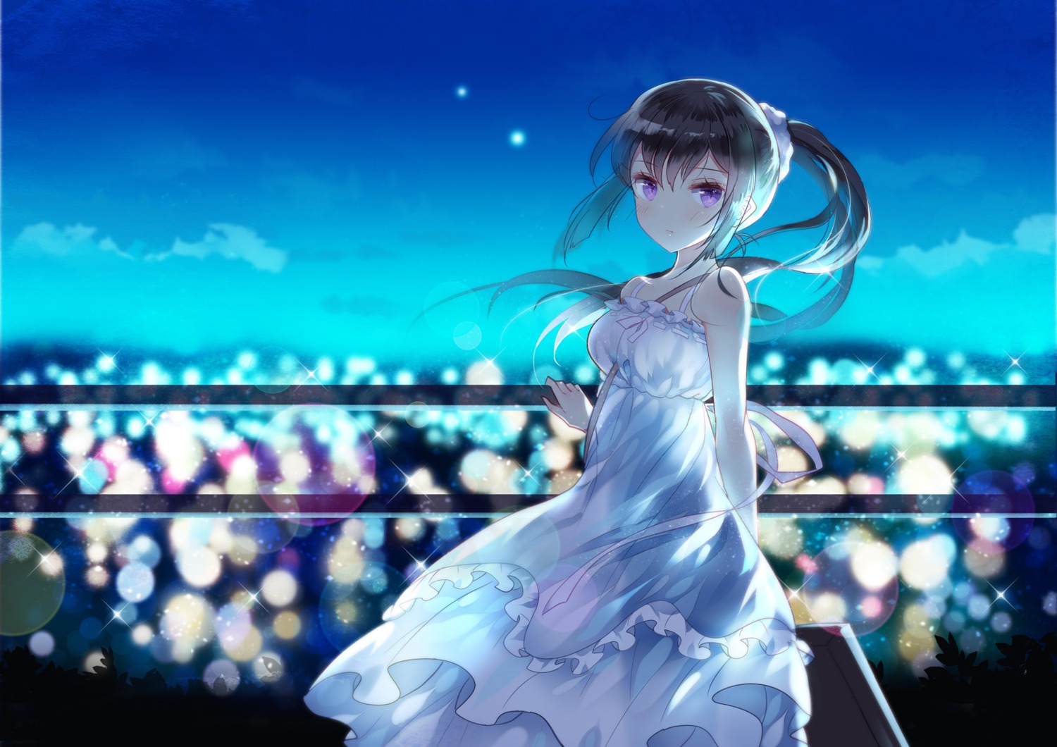 domotolain, dress, hibike!_euphonium, kousaka_reina, summer_dress