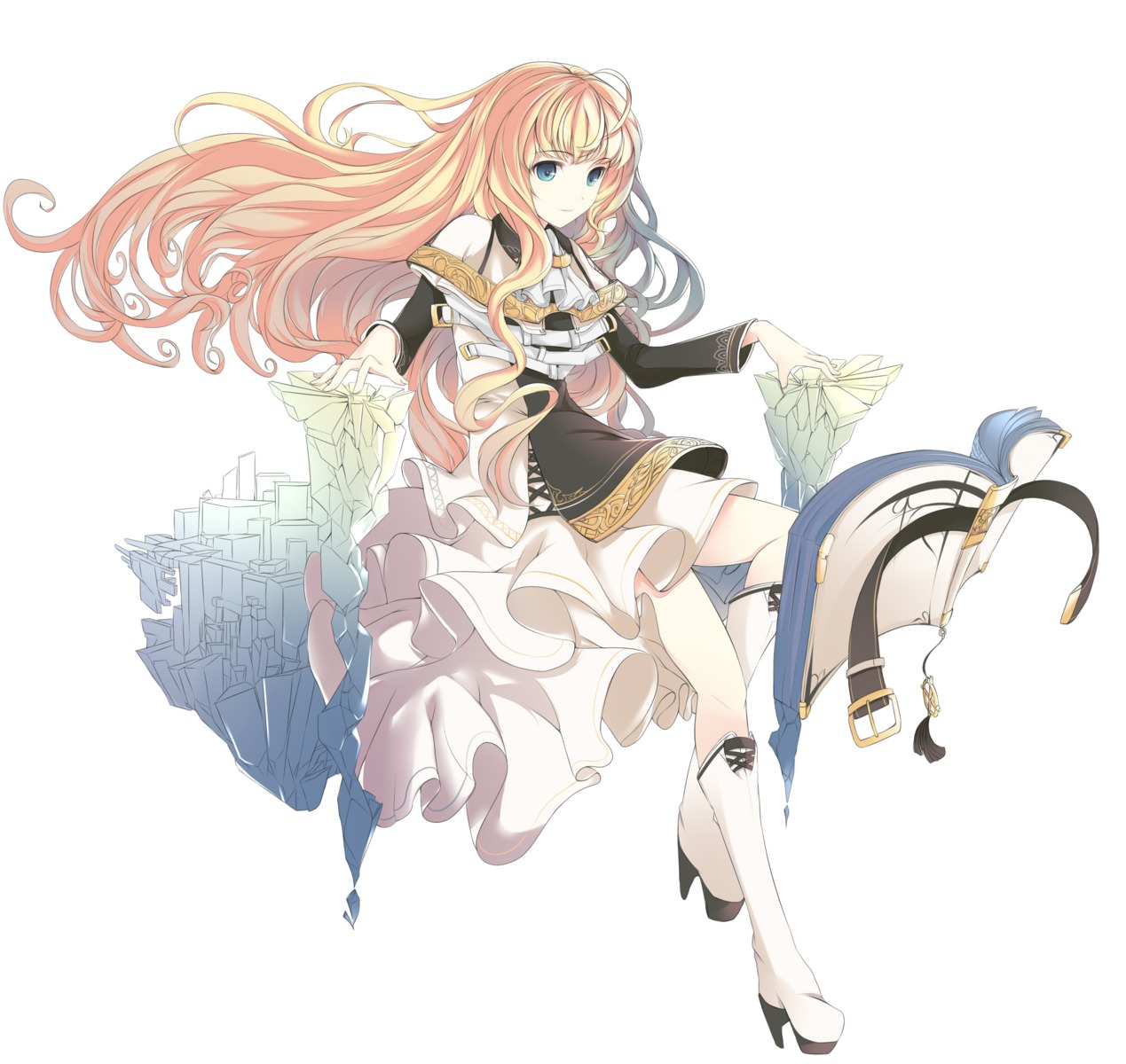 dress, faefaea, heels