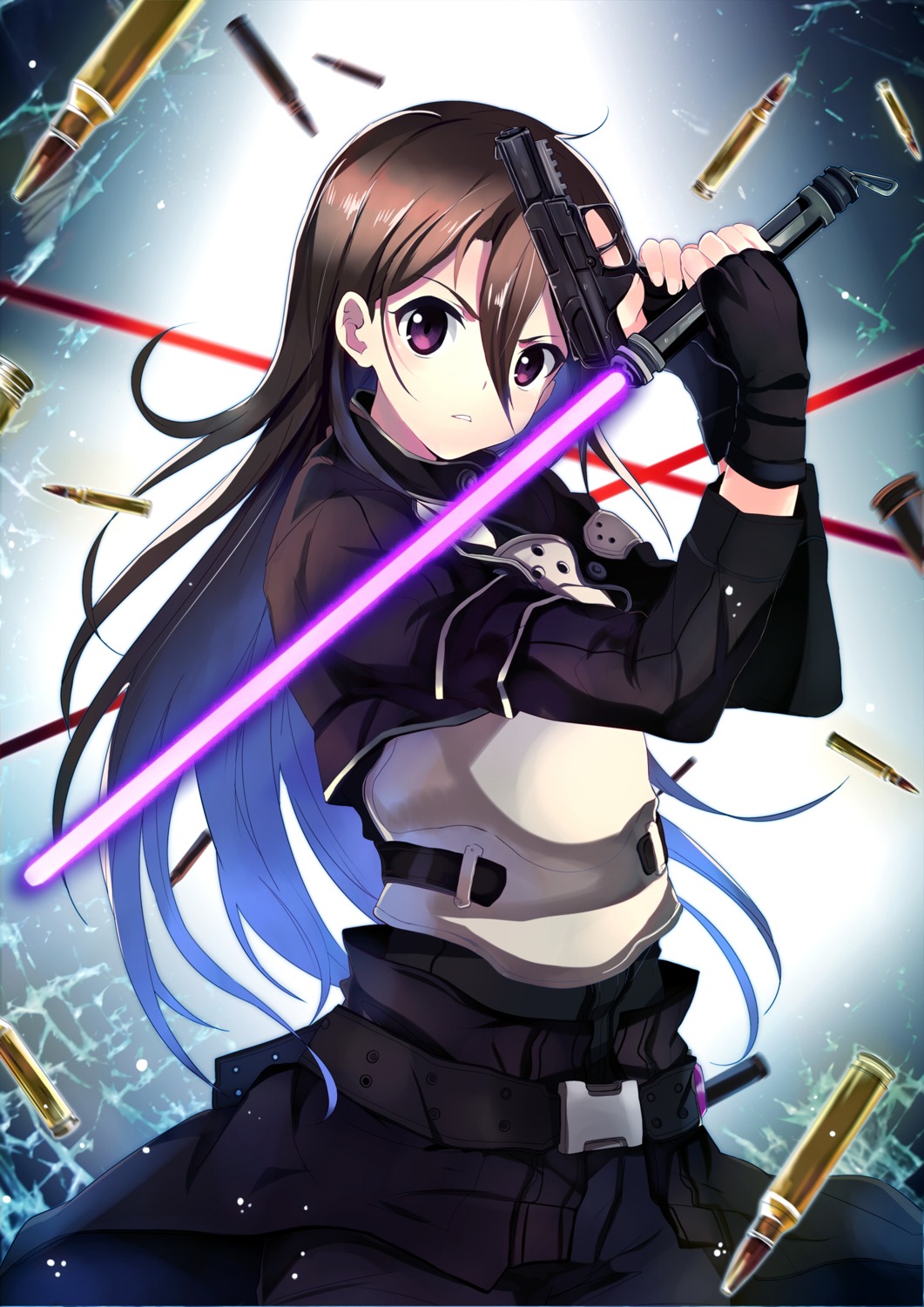 gun, gun_gale_online, kagura_kurosaki, kirito, male, sword, sword_art_online