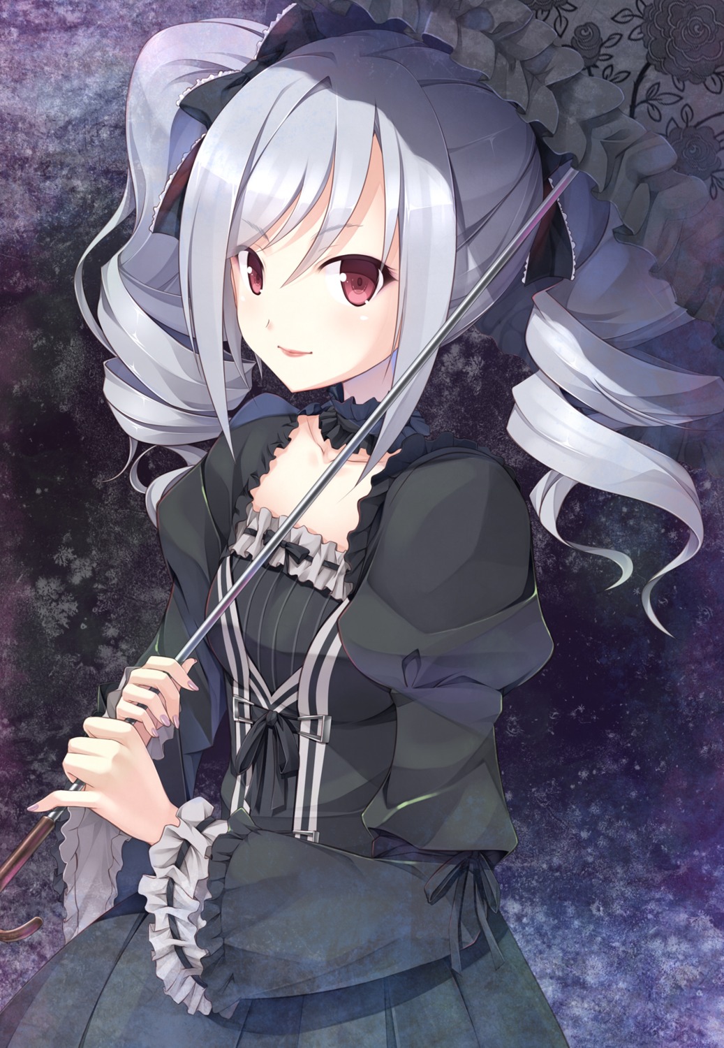 gothic_lolita, kamishiro_mai_(capti-no), kanzaki_ranko, lolita_fashion, the_idolm@ster, the_idolm@ster_cinderella_girls, umbrella