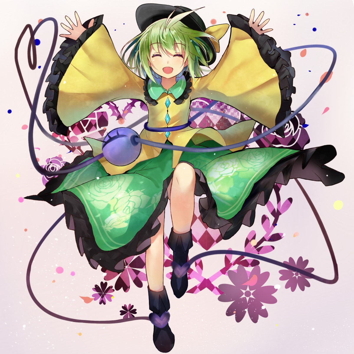 dress, efe, komeiji_koishi, touhou