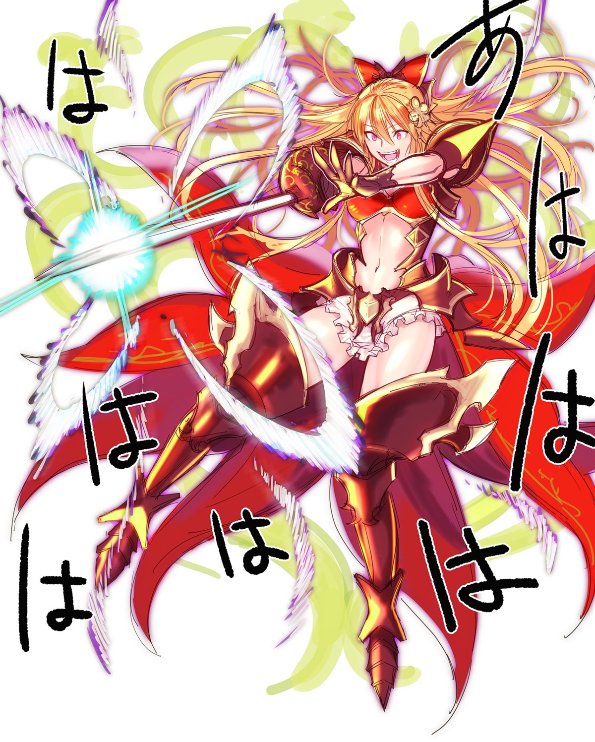 armor, bikini_armor, granblue_fantasy, sword, tetsu_(kimuchi), thighhighs, vila_(granblue_fantasy)