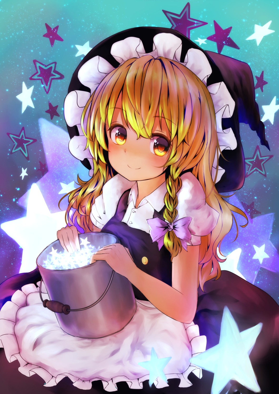 kirisame_marisa, maid, pyonsuke_(pyon2_mfg), touhou, witch