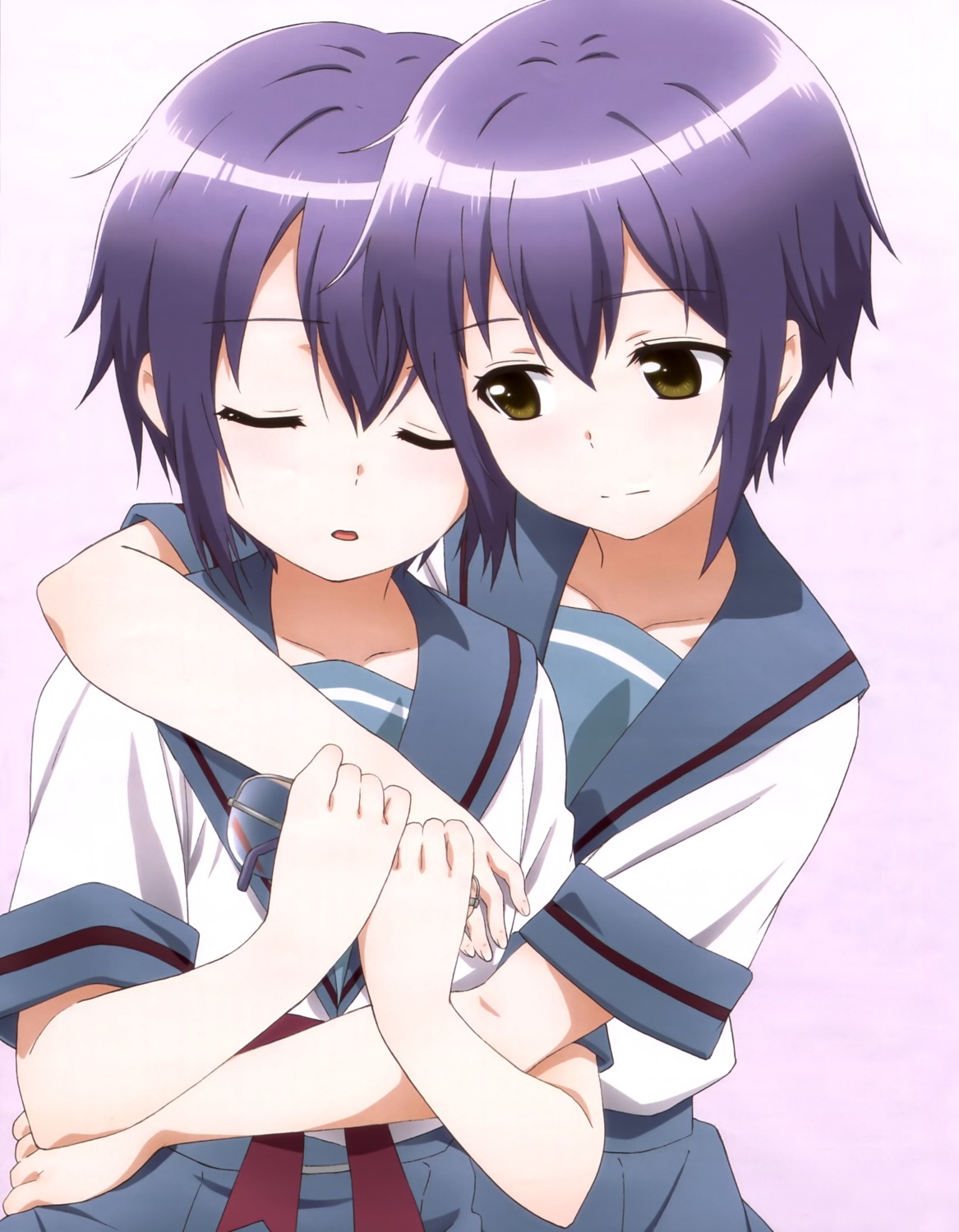 megane, nagato_yuki, nagato_yuki-chan_no_shoushitsu, seifuku