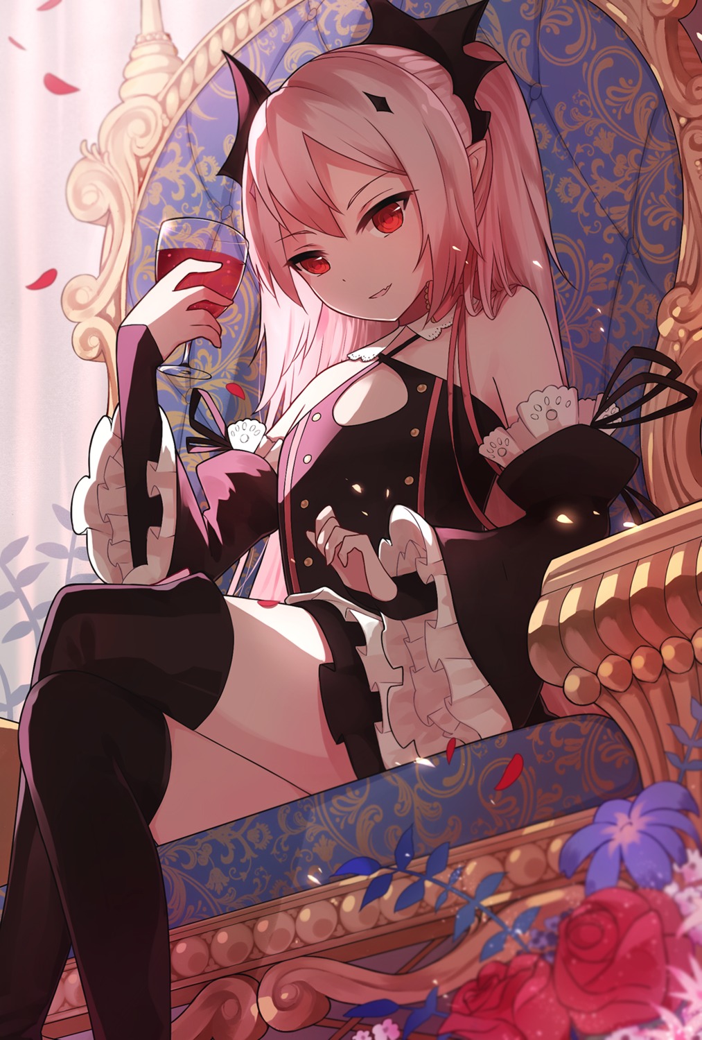 dress, gkn, krul_tepes, owari_no_seraph, thighhighs