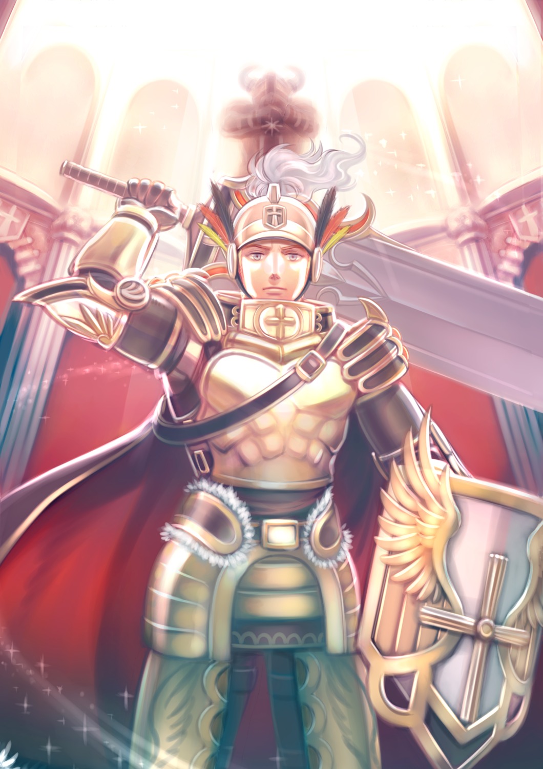 armor, germany, hayosena, hetalia_axis_powers, male, sword