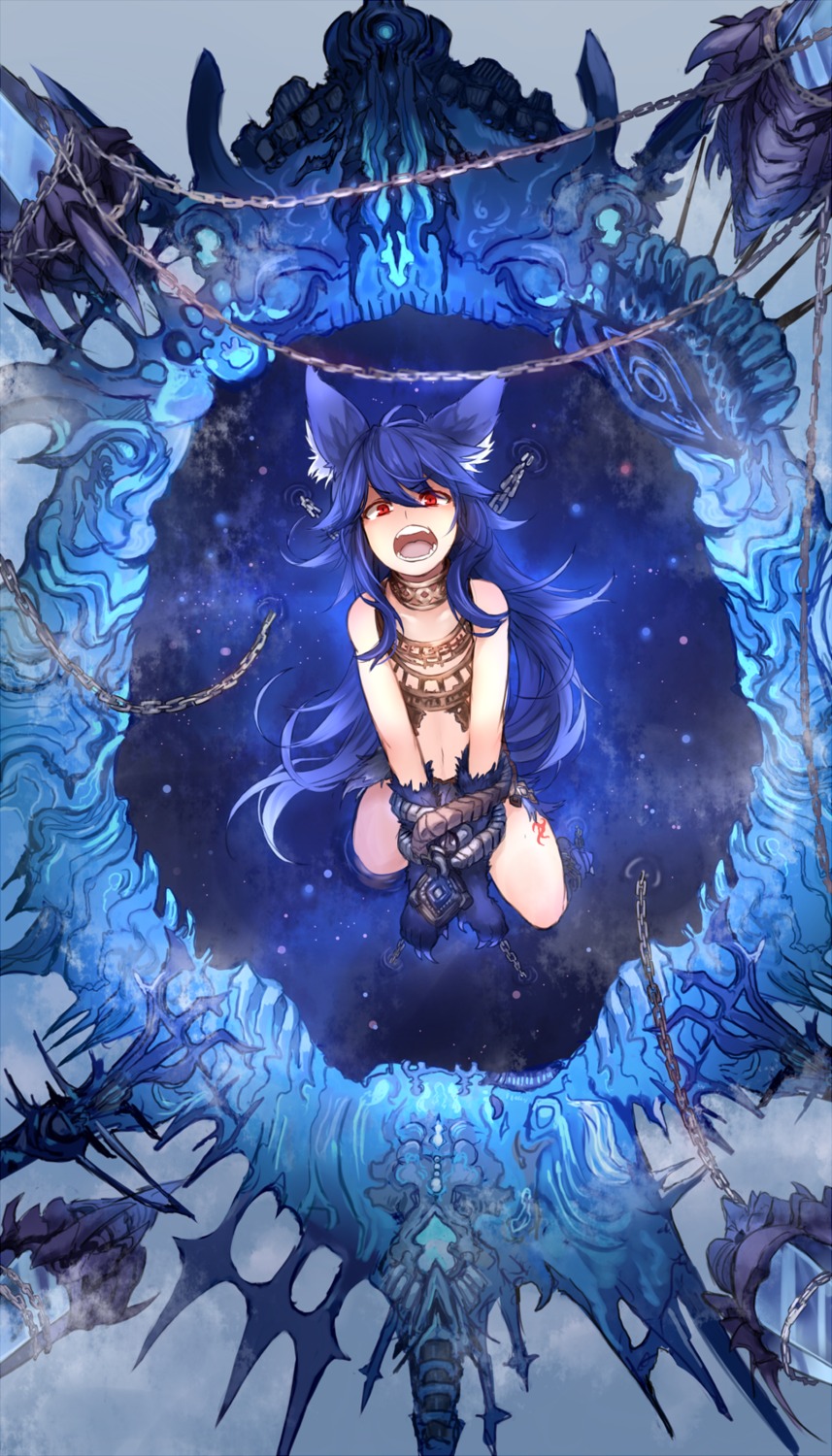 animal_ears, bondage, fenrir, granblue_fantasy, shingeki_no_bahamut, shirogane_usagi