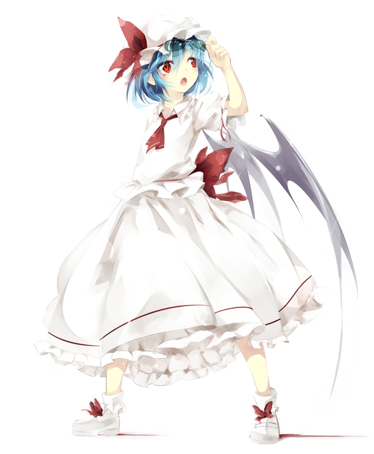 gorilla_(bun0615), megane, remilia_scarlet, touhou, wings