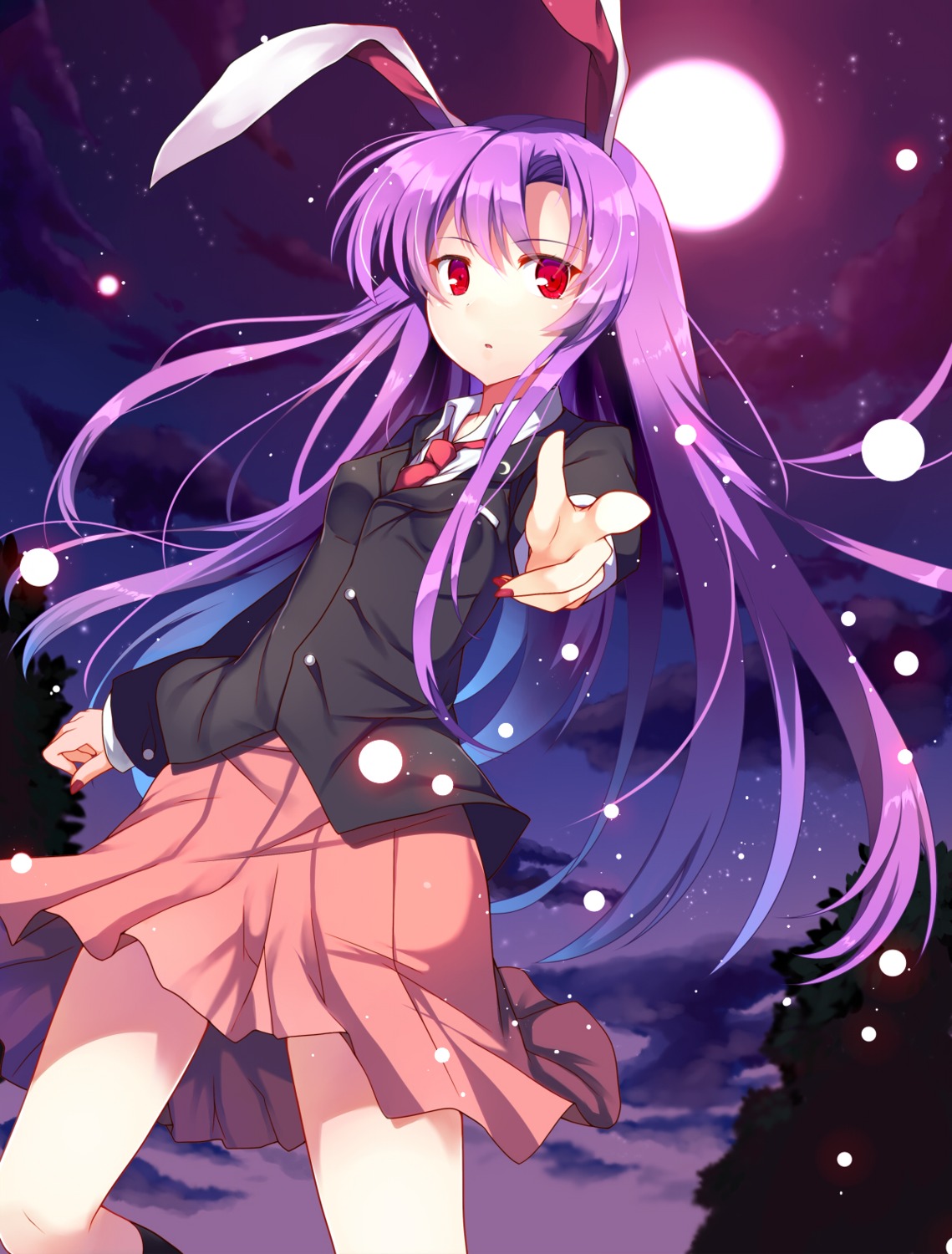 abusoru, animal_ears, bunny_ears, reisen_udongein_inaba, seifuku, touhou