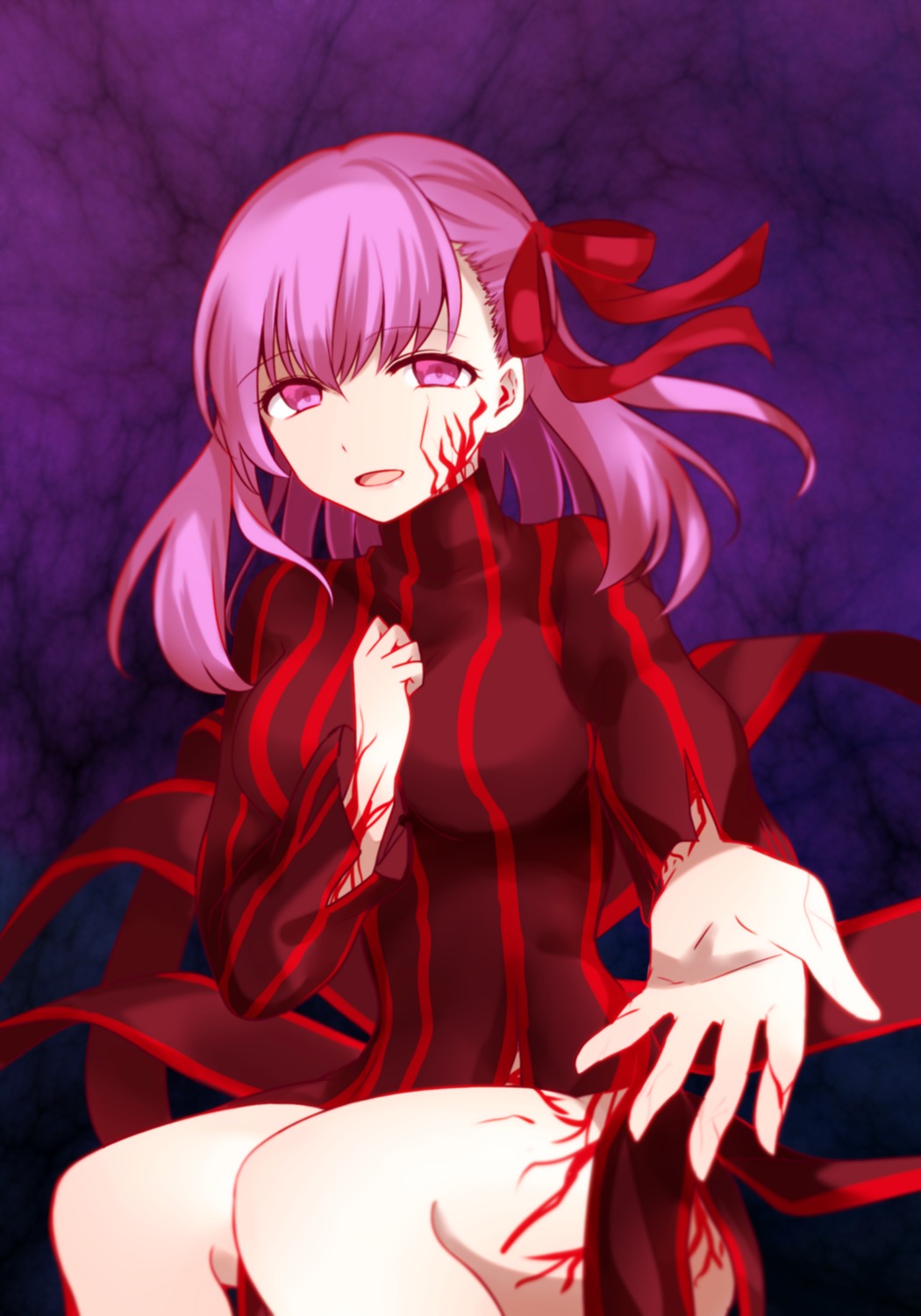 dark_sakura, dress, fate/hollow_ataraxia, fate/stay_night, matou_sakura, tattoo, yuihiko
