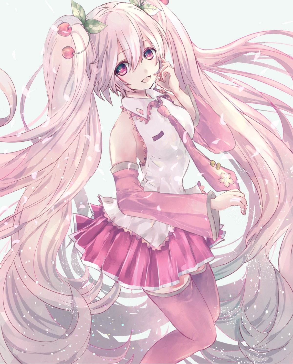 alicetype, hatsune_miku, sakura_miku, thighhighs, vocaloid