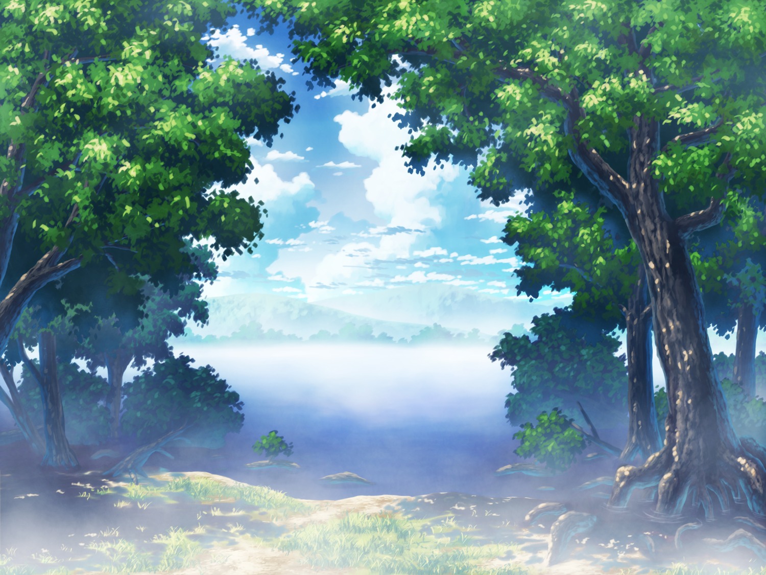 landscape, mikan_(bananoha)