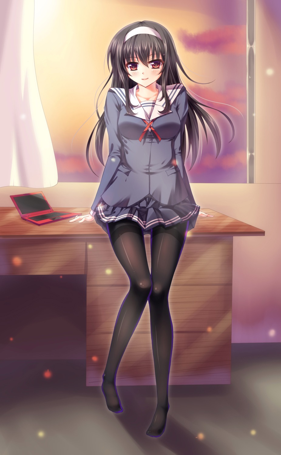 ame_wa_agattano, kasumigaoka_utaha, pantyhose, saenai_heroine_no_sodatekata, seifuku