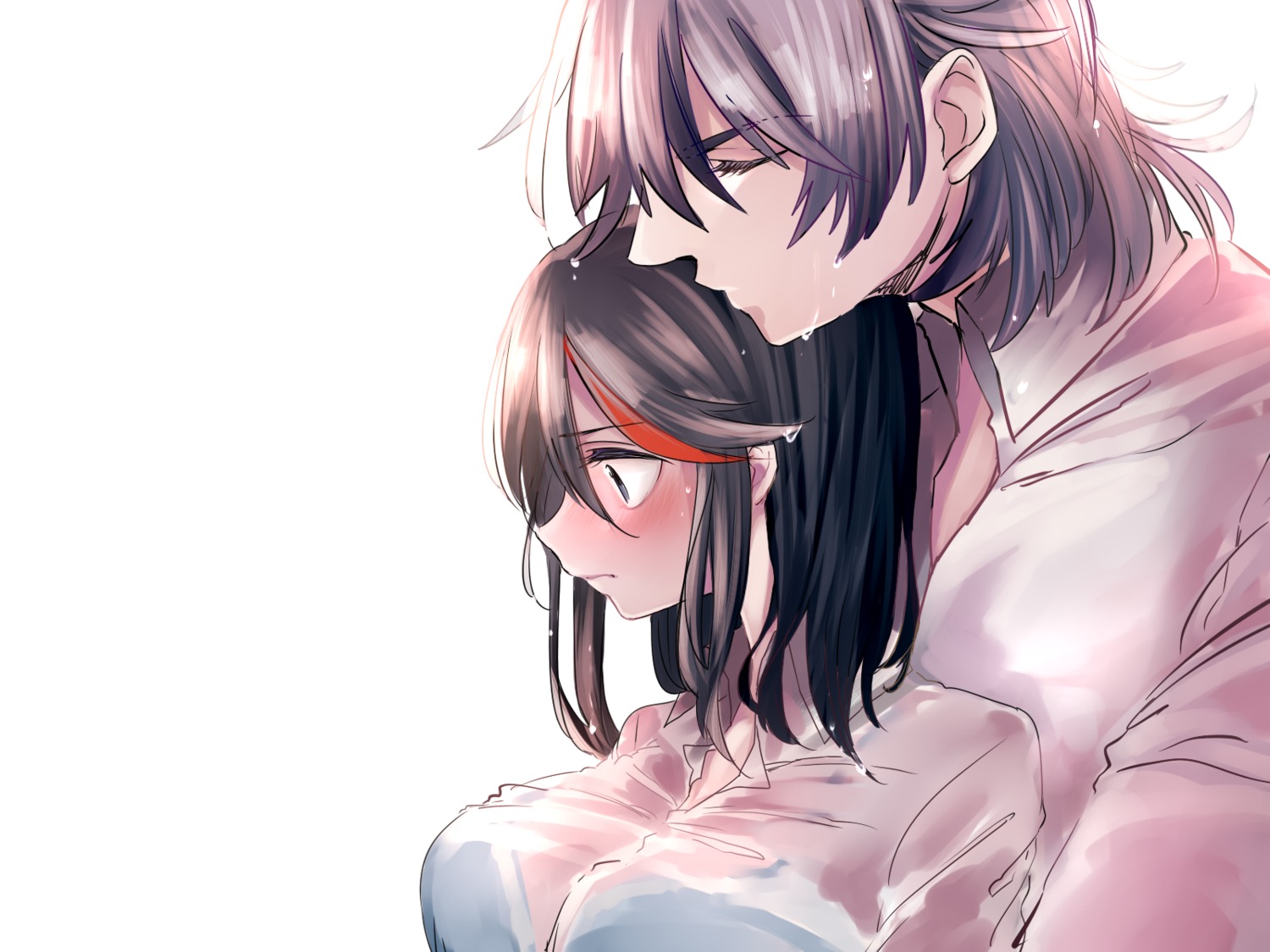 bra, kill_la_kill, matoi_ryuuko, mikisugi_aikurou, see_through, tamagostk
