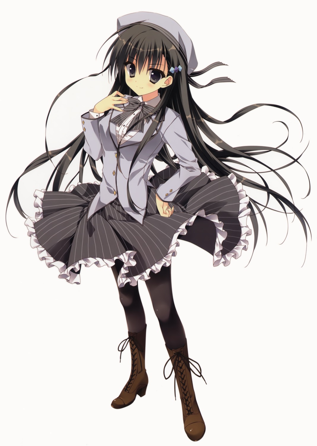 akiyoshi_fuyuka, feng, heels, kanojo_no_seiiki, pantyhose, ryohka, seifuku, seiiki