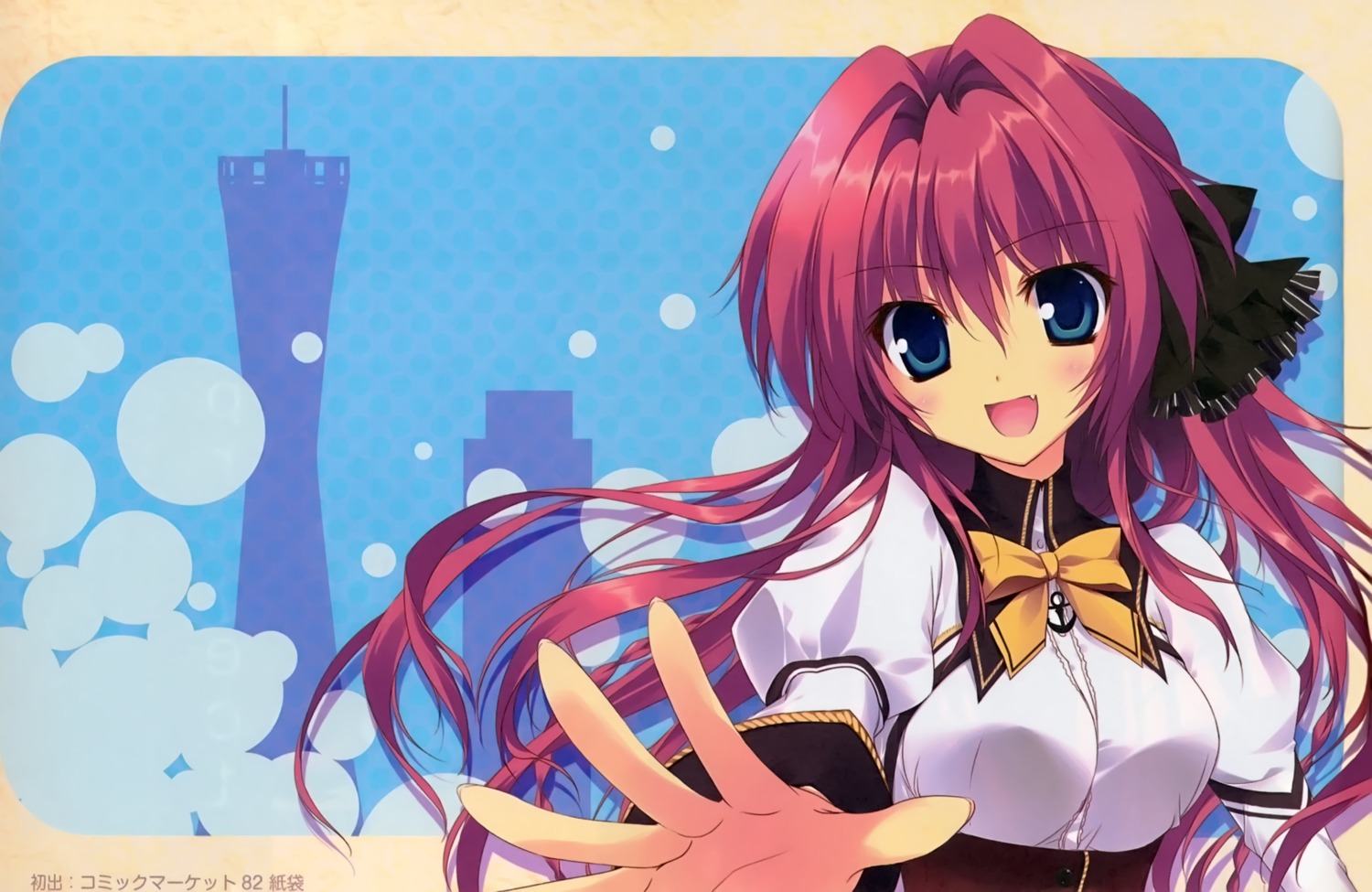asukai_hiiro, feng, karory, seifuku, yume_to_iro_de_dekiteiru