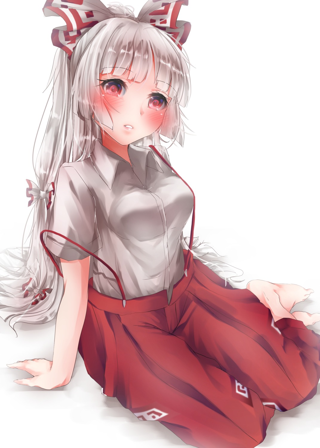 fujiwara_no_mokou, touhou, yozakura_retei