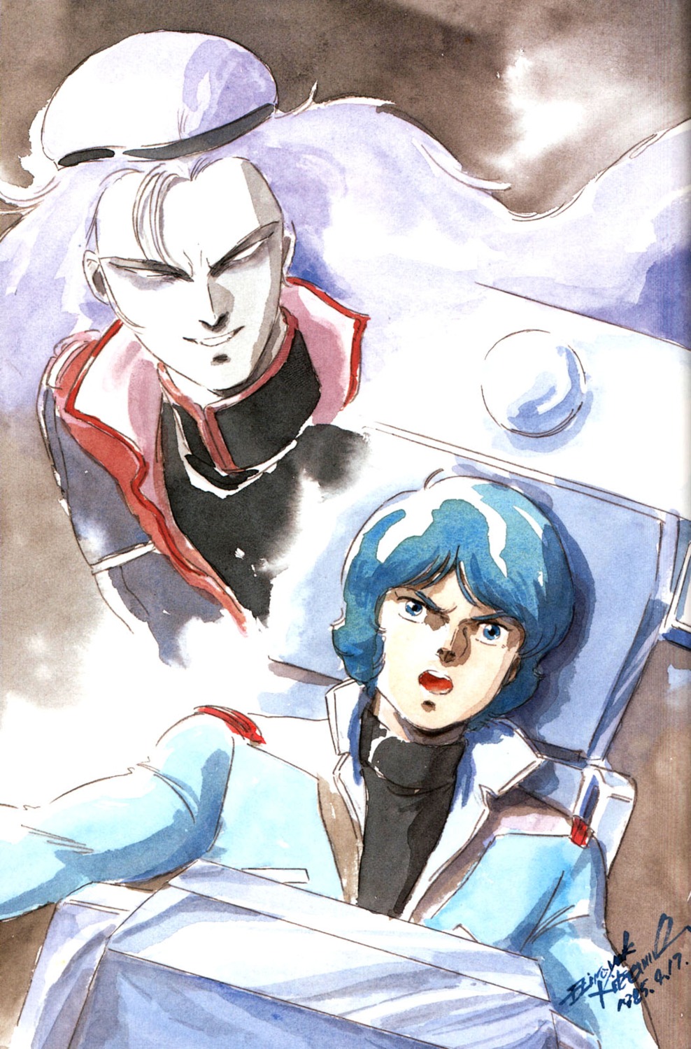 gundam, kamille_bidan, kitazume_hiroyuki, male, paptimus_scirocco, zeta_gundam