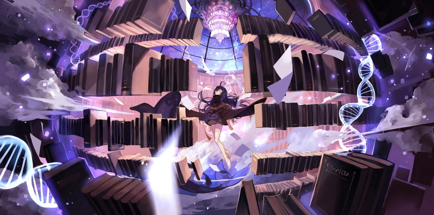 feet, joseph_lee, landscape, pixiv_fantasia, pixiv_fantasia_t