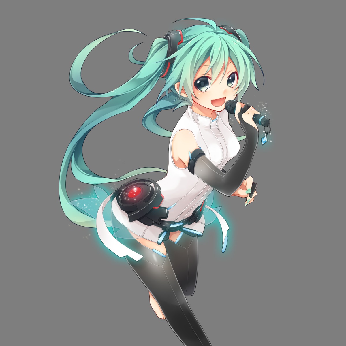 hatsune_miku, kuroi_(liar-player), miku_append, see_through, thighhighs, transparent_png, uchi_no_himesama_ga_ichiban_kawaii, vocaloid