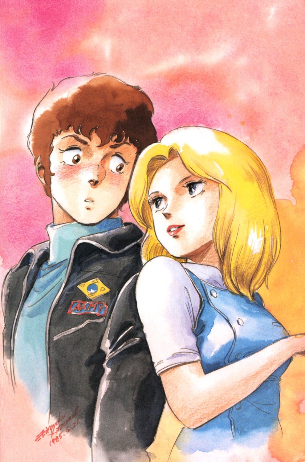 amuro_ray, beltorchika_irma, gundam, kitazume_hiroyuki, zeta_gundam