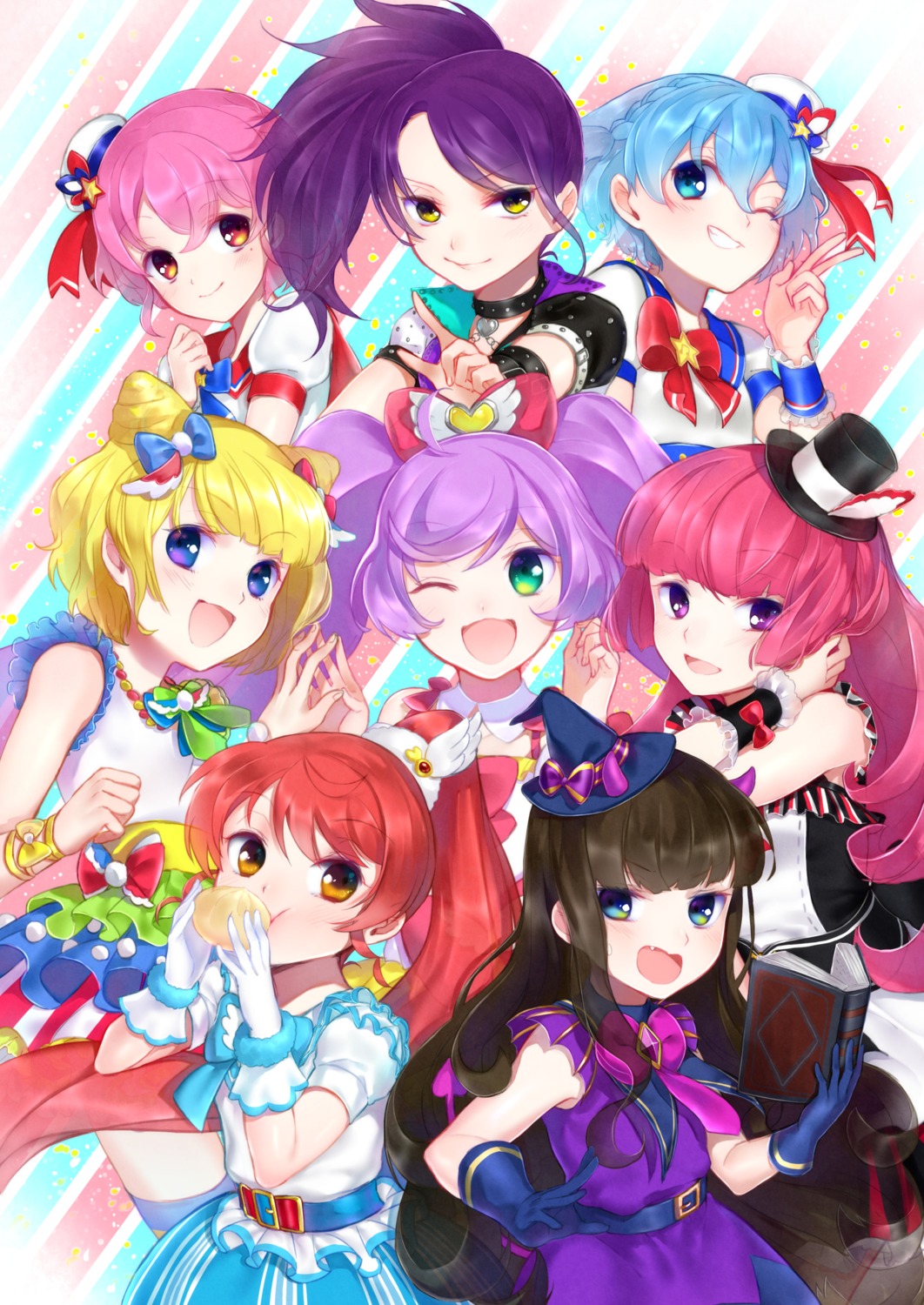 amatou_(artist), dorothy_west, dress, houjou_sophie, kurosu_aroma, leona_west, minami_mirei, pretty_series
