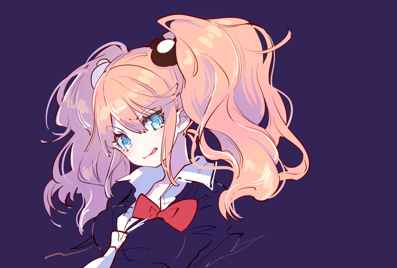 dangan-ronpa, enoshima_junko, fujimi_nanna, seifuku