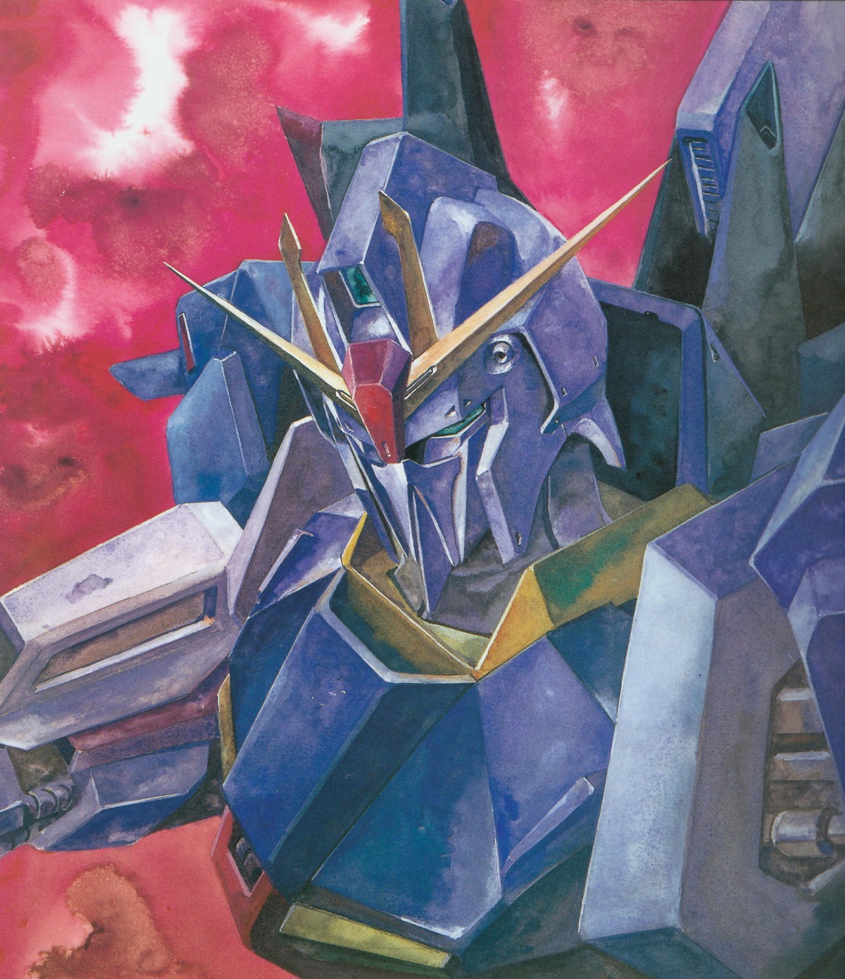 gundam, mecha, sano_hirotoshi, zeta_gundam, zeta_gundam_(mobile_suit)