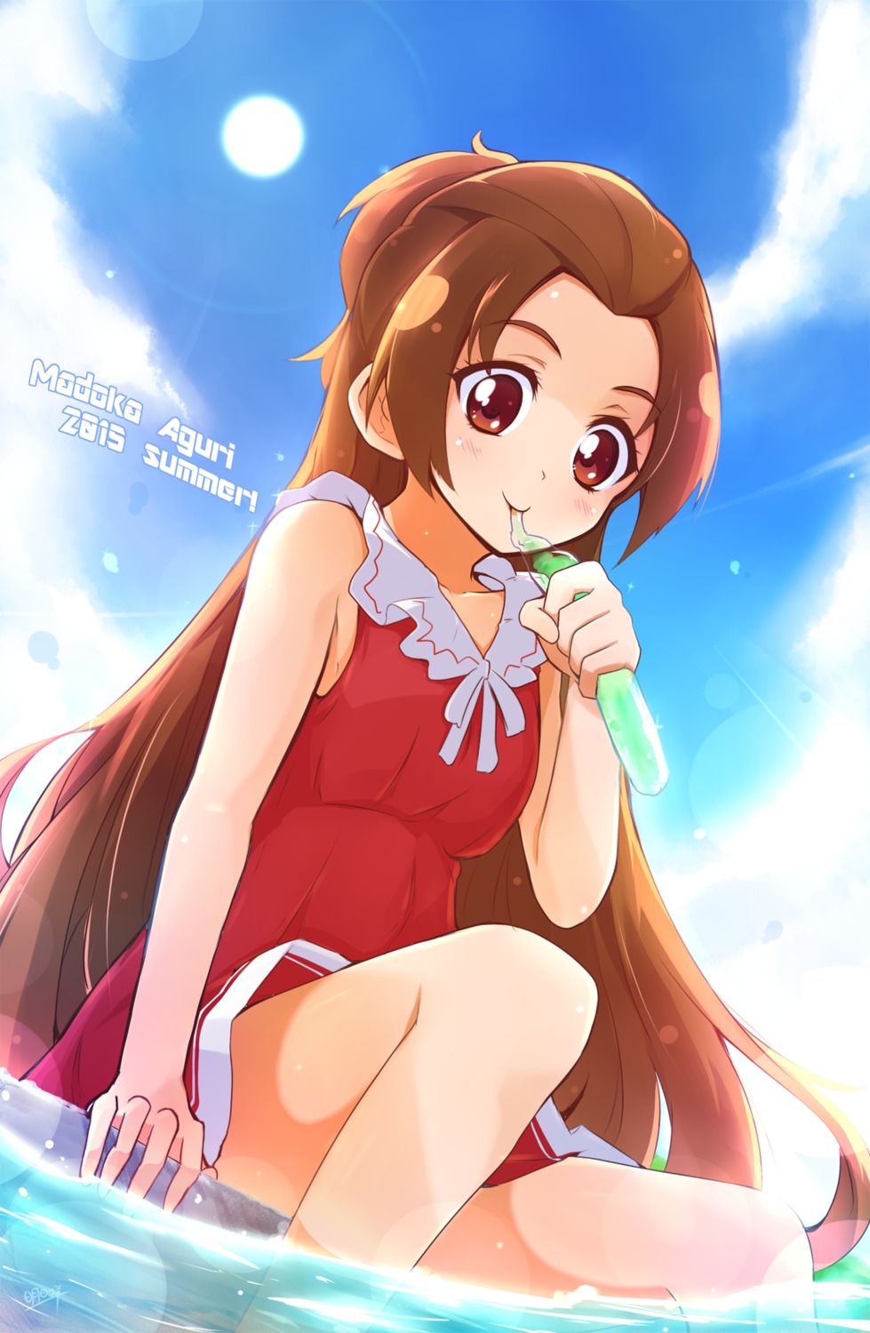 ashita_wa_hitsuji, dokidoki!_precure, dress, madoka_aguri, precure, wet