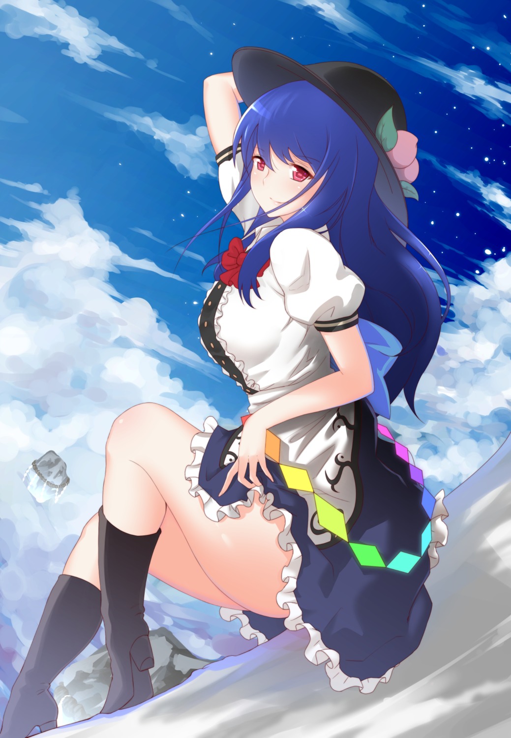 heels, hinanawi_tenshi, touhou, x&x&x