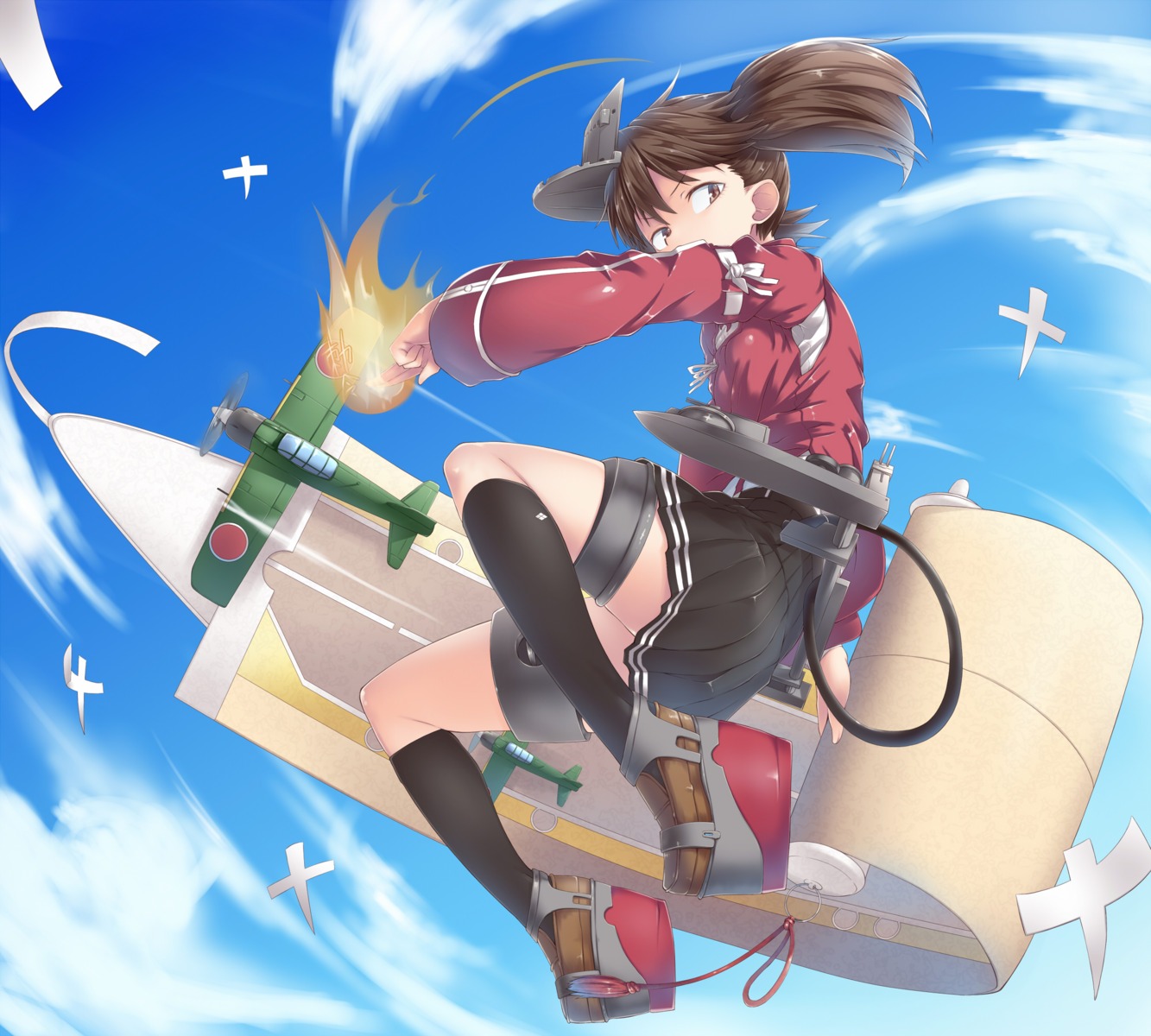 kantai_collection, ryuujou_(kancolle), spirytus_tarou