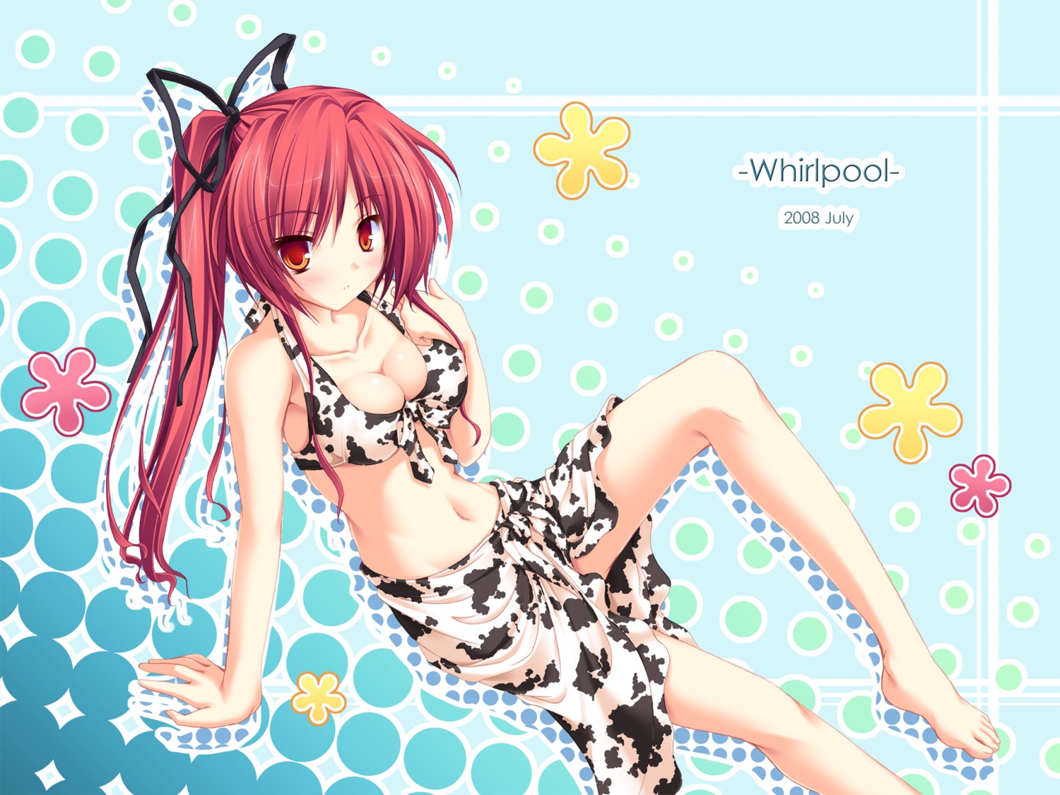 bikini, cleavage, magus_tale, mikagami_mamizu, seera_finis_victoria, swimsuits, tenmaso, wallpaper, whirlpool