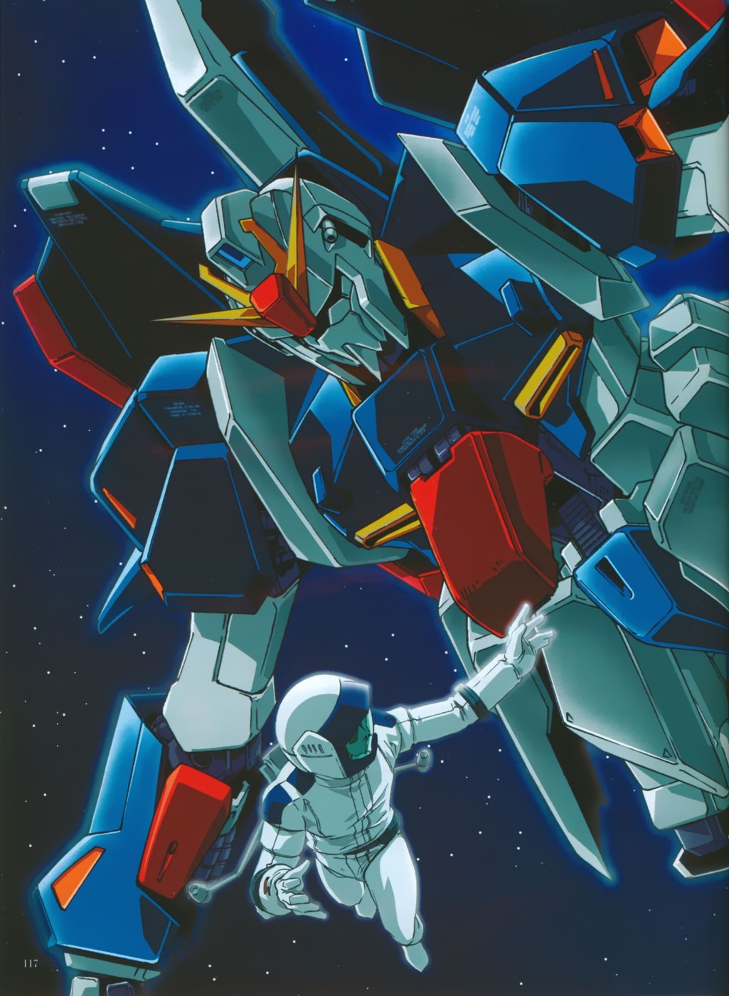 gundam, kamille_bidan, male, mecha, naka_morifumi, zeta_gundam, zeta_gundam_(mobile_suit)