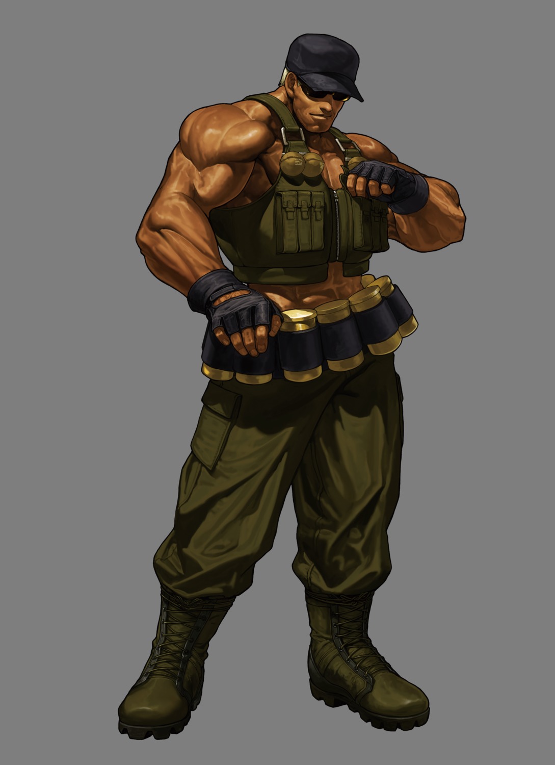 clark_still, eisuke_ogura, king_of_fighters, king_of_fighters_xiii, male, snk, transparent_png