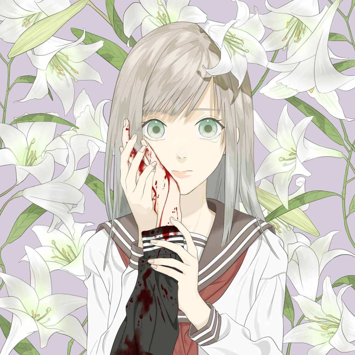 blood, kosagi_midori, seifuku
