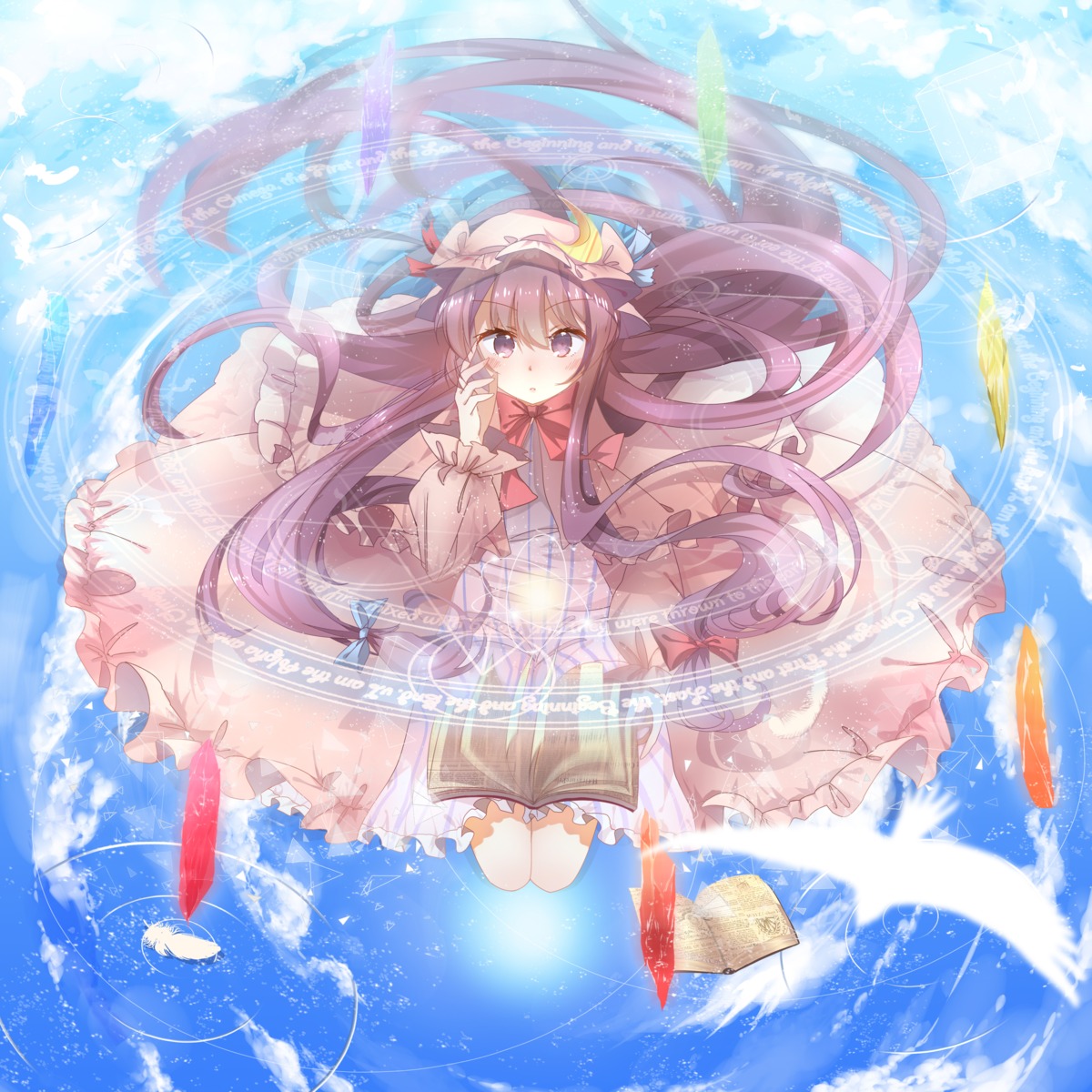 3000kojun, dress, patchouli_knowledge, touhou